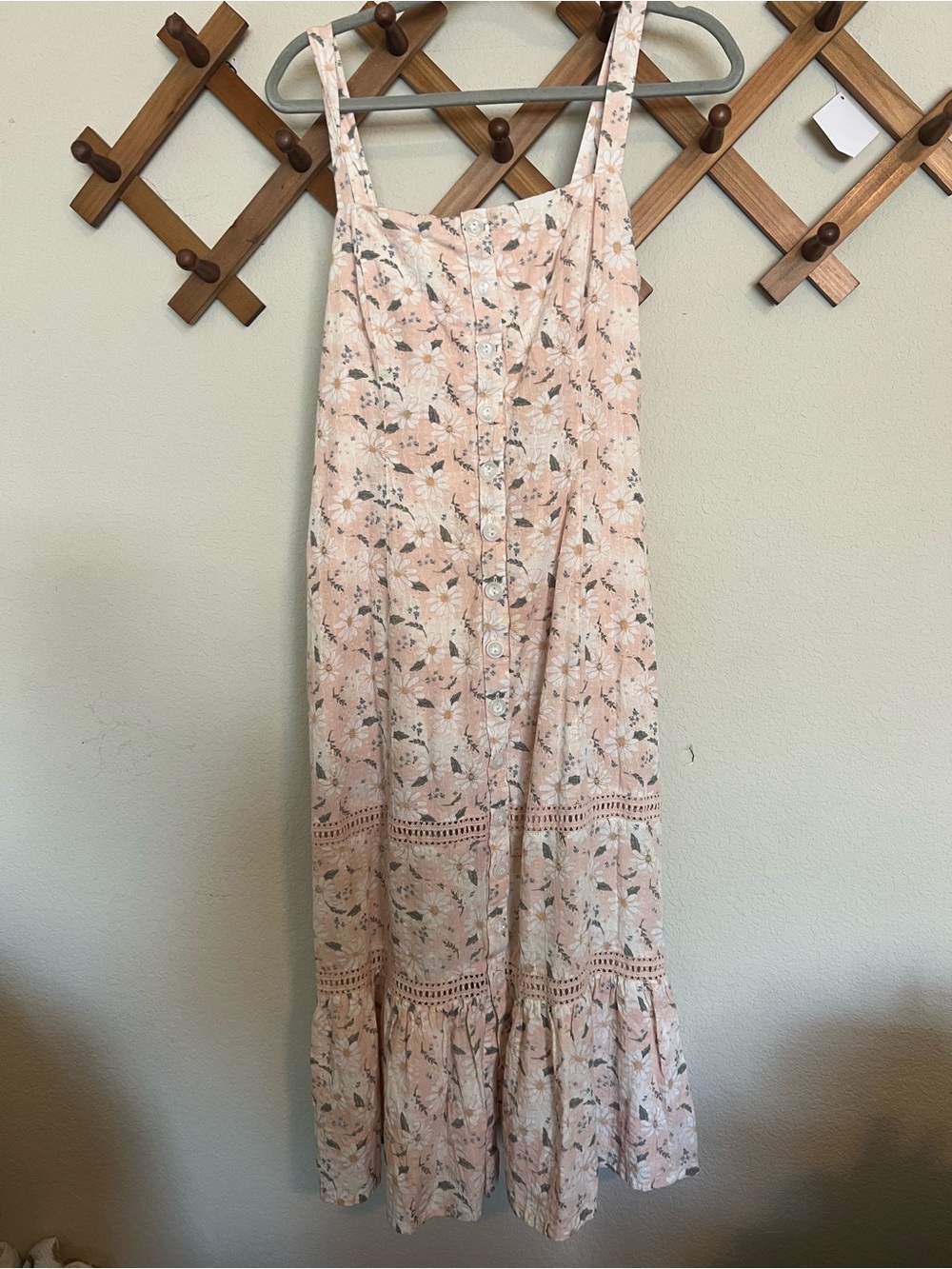 Idyllwind Pink Floral Midi Dress